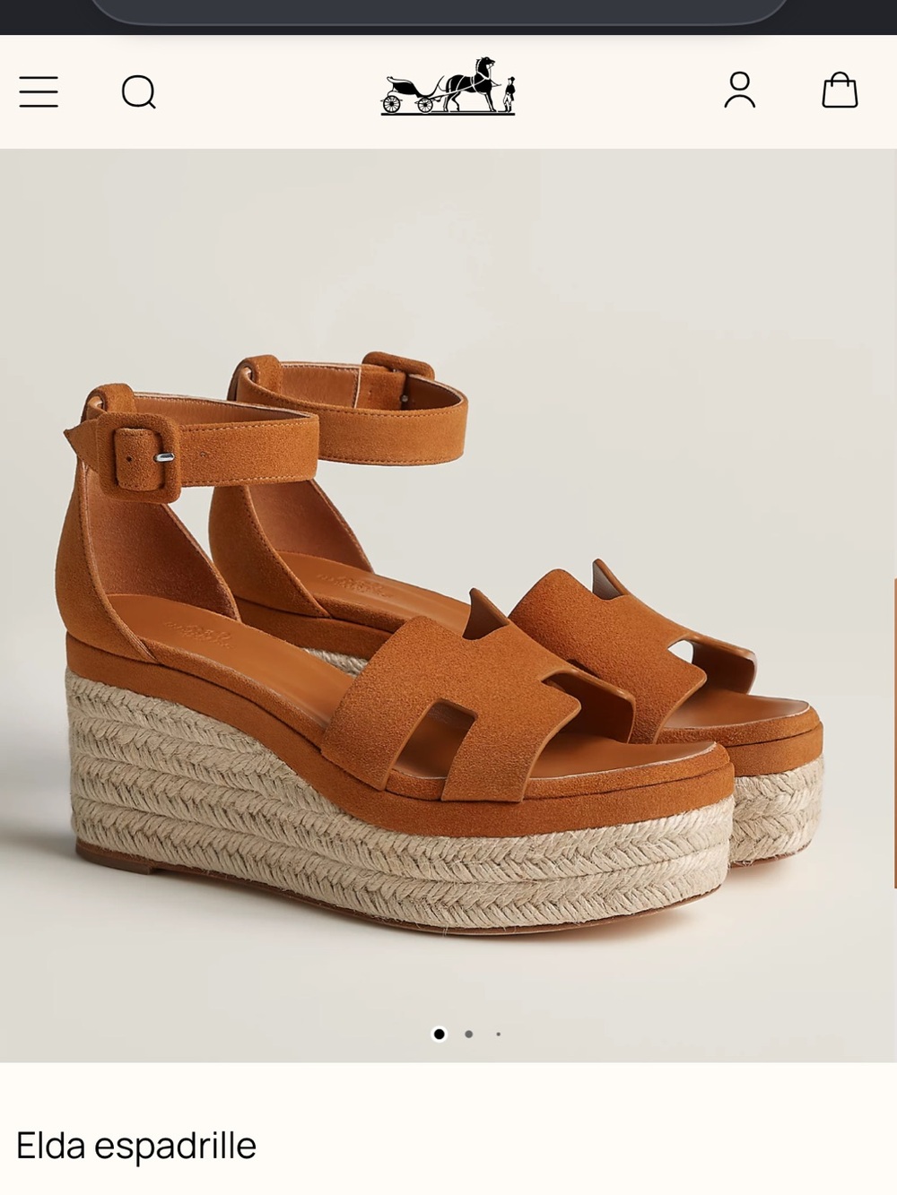 Hermes Elda Espadrille 37